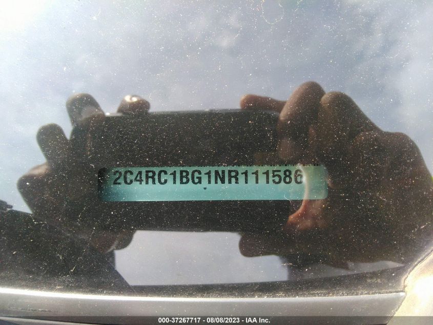 2022 CHRYSLER PACIFICA TOURING L - 2C4RC1BG1NR111586