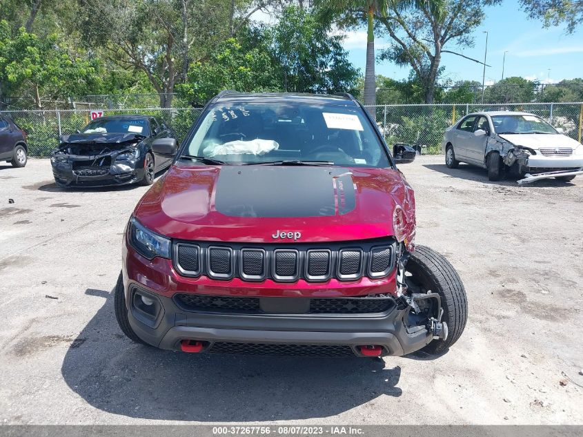 VIN 3C4NJDDB1NT161859 2022 JEEP COMPASS TRAILHAWK
