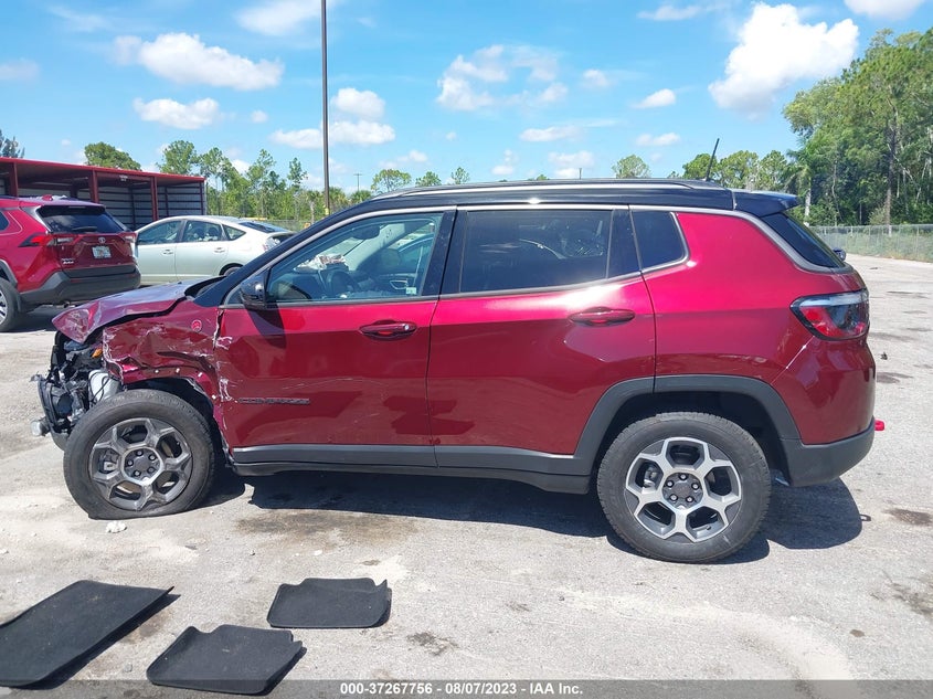 VIN 3C4NJDDB1NT161859 2022 JEEP COMPASS TRAILHAWK