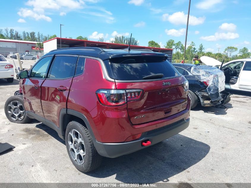 VIN 3C4NJDDB1NT161859 2022 JEEP COMPASS TRAILHAWK
