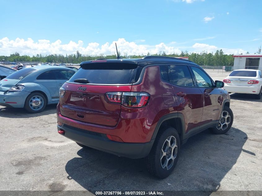VIN 3C4NJDDB1NT161859 2022 JEEP COMPASS TRAILHAWK