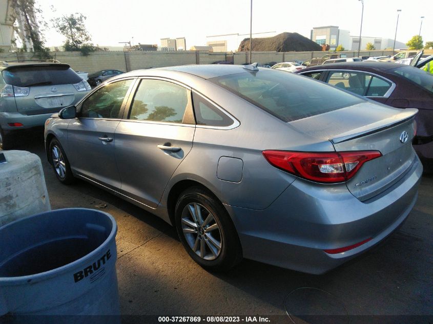 2017 HYUNDAI SONATA 2.4L - 5NPE24AF9HH542688