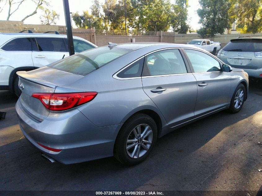 2017 HYUNDAI SONATA 2.4L - 5NPE24AF9HH542688