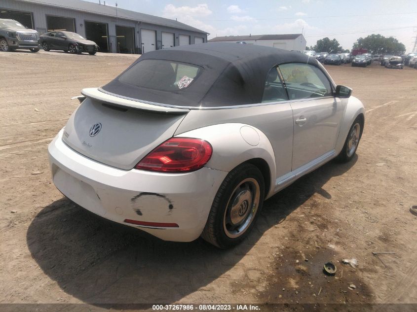 2016 VOLKSWAGEN BEETLE CONVERTIBLE 1.8T DENIM 3VW517AT4GM820140