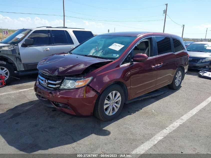 5FNRL5H35GB016278 2016 HONDA ODYSSEY, photo no. 2