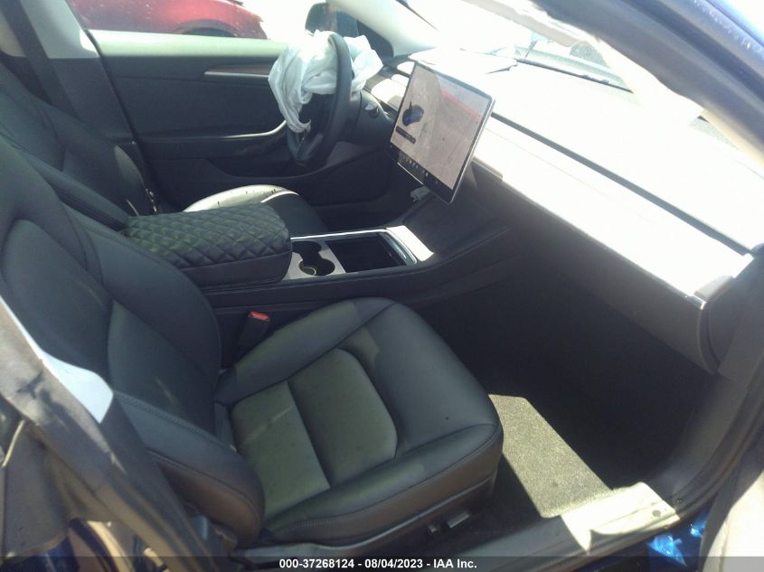 VIN 5YJ3E1EB3NF133360 2022 TESLA MODEL 3 LONG RANGE