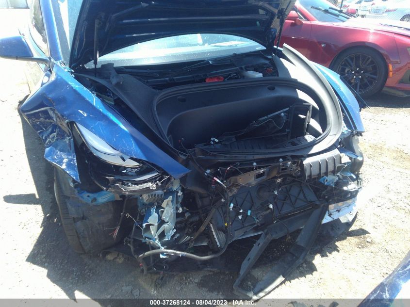 VIN 5YJ3E1EB3NF133360 2022 TESLA MODEL 3 LONG RANGE