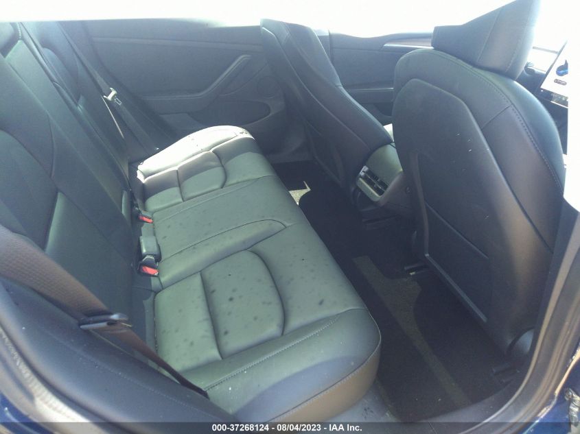 VIN 5YJ3E1EB3NF133360 2022 TESLA MODEL 3 LONG RANGE