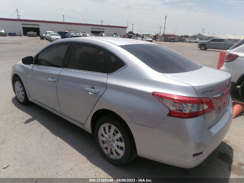 2013 NISSAN SENTRA S - 3N1AB7AP4DL701705