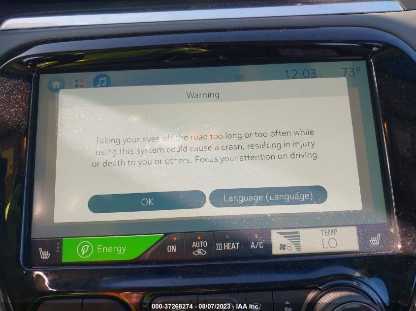 2020 CHEVROLET BOLT EV LT - 1G1FY6S05L4114570