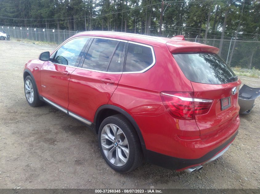 2016 BMW X3 XDRIVE28I - 5UXWX9C58G0D88253