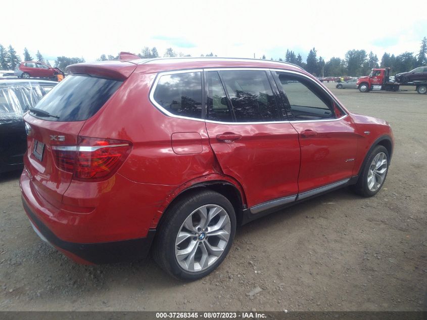 2016 BMW X3 XDRIVE28I - 5UXWX9C58G0D88253