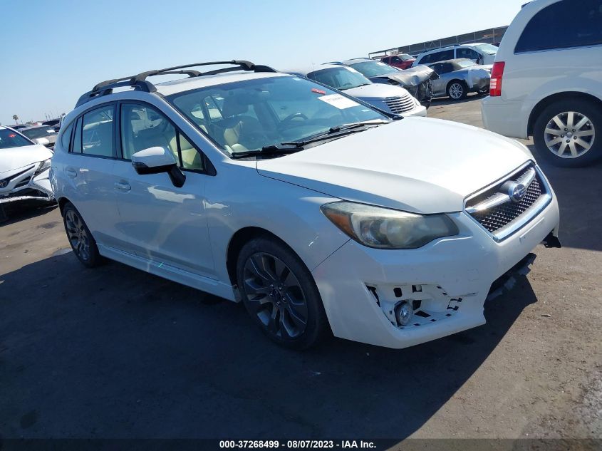 2016 SUBARU IMPREZA WAGON 2.0I SPORT LIMITED - JF1GPAY6XG8210731