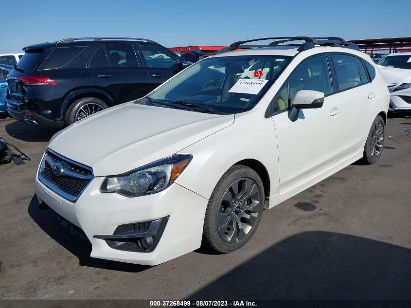 2016 SUBARU IMPREZA WAGON 2.0I SPORT LIMITED - JF1GPAY6XG8210731