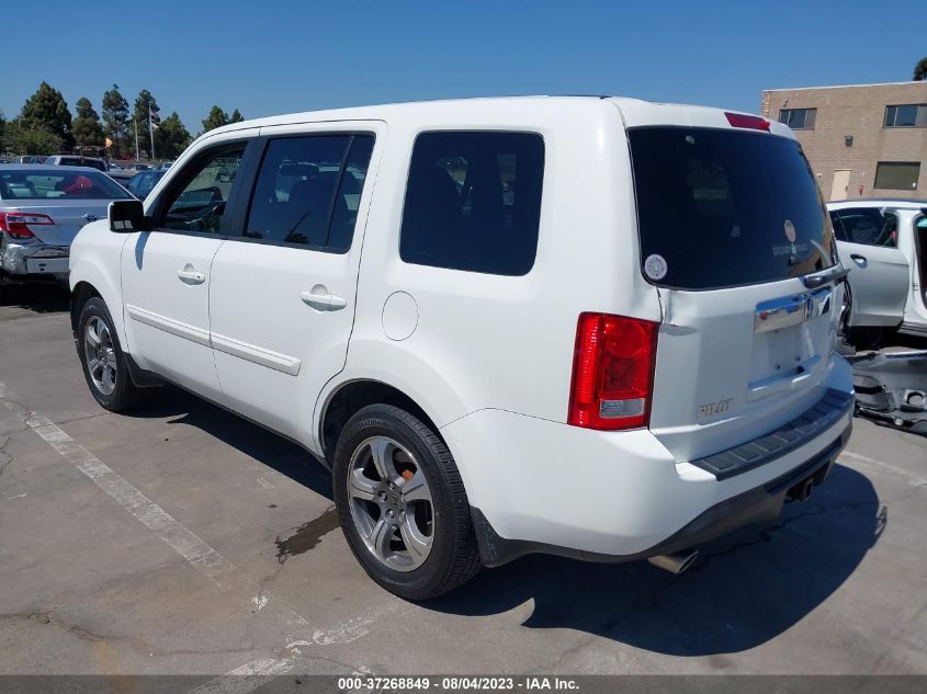 2015 HONDA PILOT SE - 5FNYF3H33FB027818