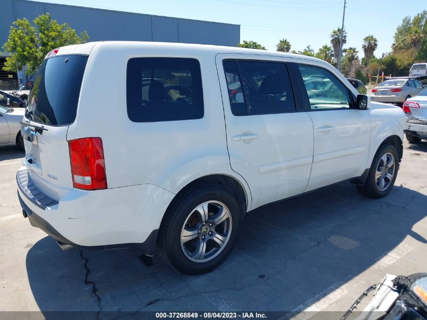 2015 HONDA PILOT SE - 5FNYF3H33FB027818