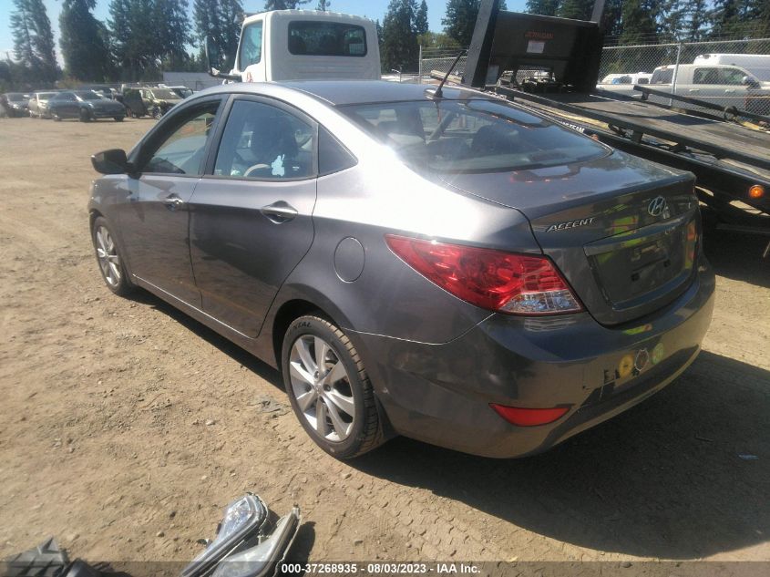 2013 HYUNDAI ACCENT GLS - KMHCU4AE7DU584510
