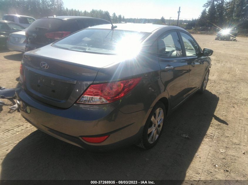 2013 HYUNDAI ACCENT GLS - KMHCU4AE7DU584510