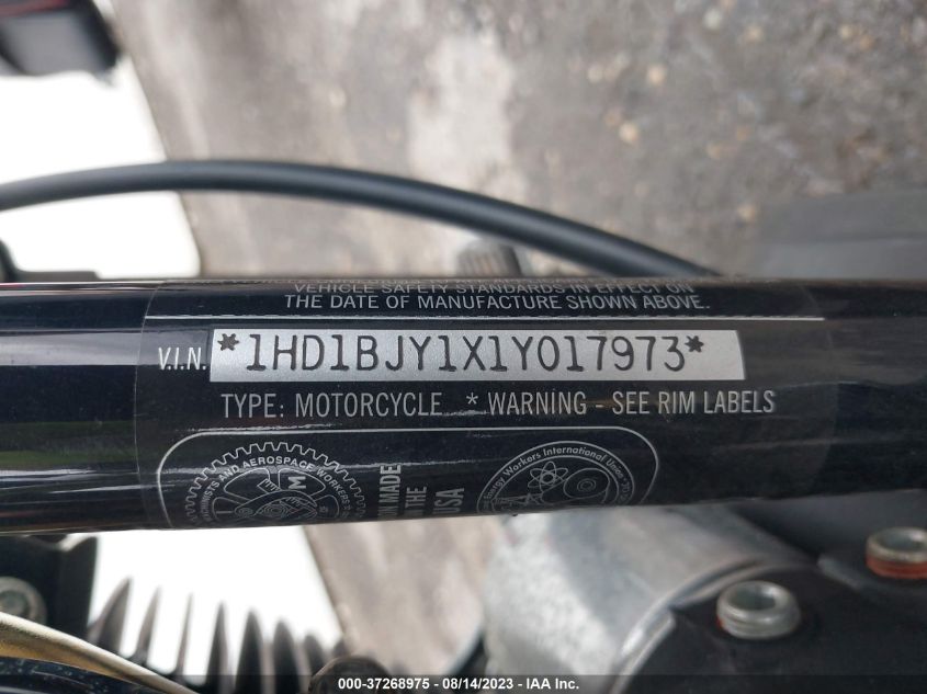 2001 HARLEY-DAVIDSON FLSTC - 1HD1BJY1X1Y017973