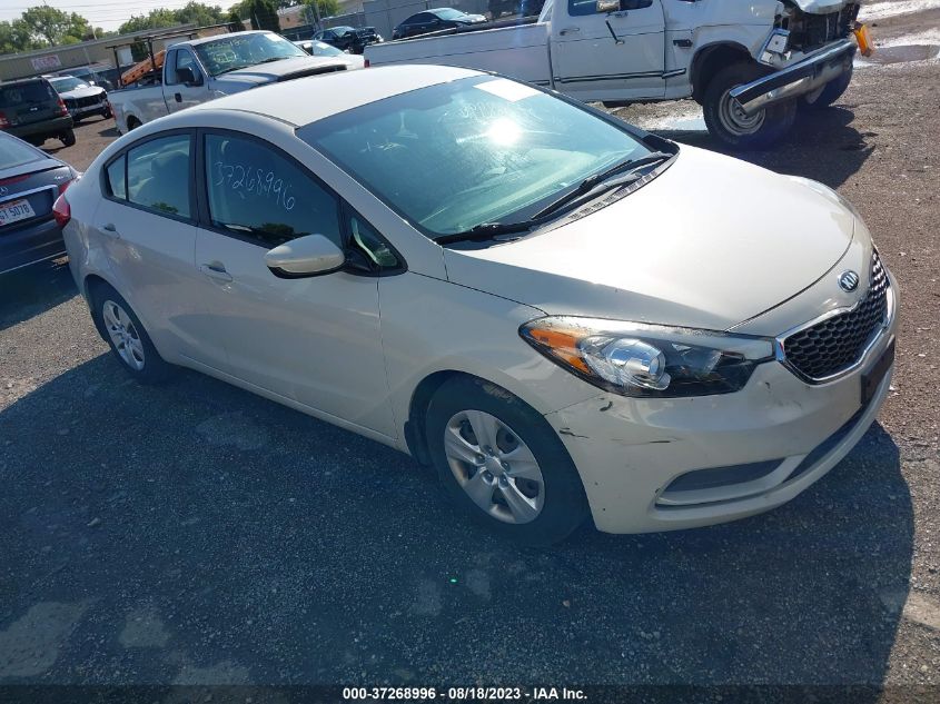 2015 KIA FORTE LX - KNAFK4A67F5367968
