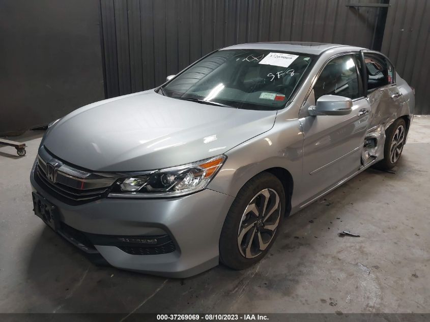 2017 HONDA ACCORD SEDAN EX - 1HGCR2F74HA122564