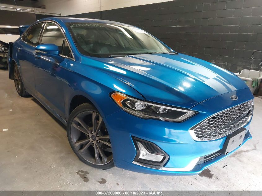 2019 FORD FUSION TITANIUM - 3FA6P0K9XKR253563