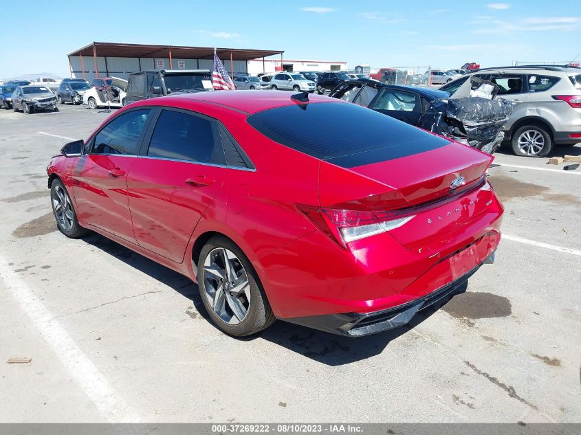 2022 HYUNDAI ELANTRA LIMITED - 5NPLP4AG7NH062694