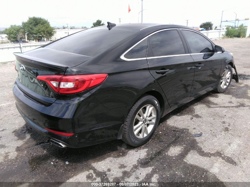 2015 HYUNDAI SONATA 2.4L SE - 5NPE24AF9FH246390