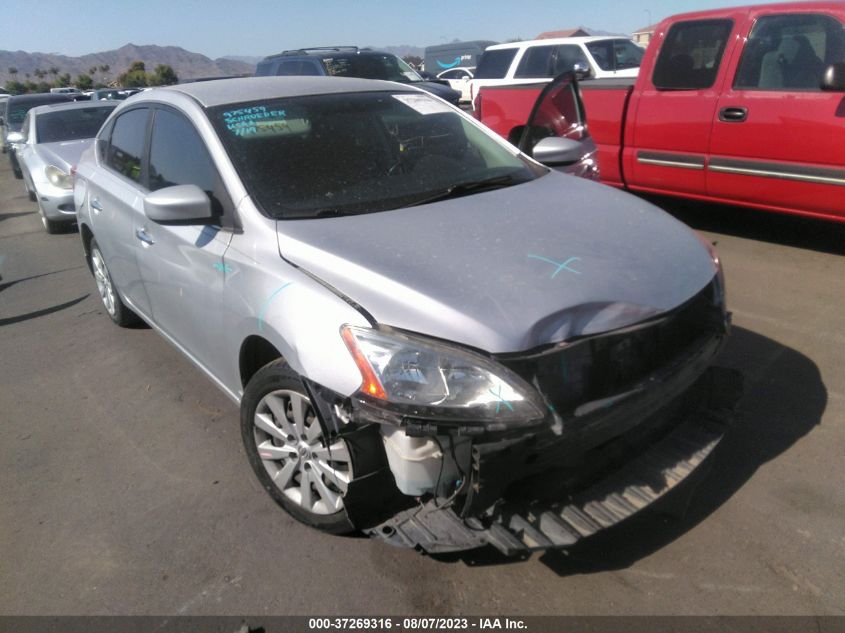 2013 NISSAN SENTRA SV - 1N4AB7AP6DN900631