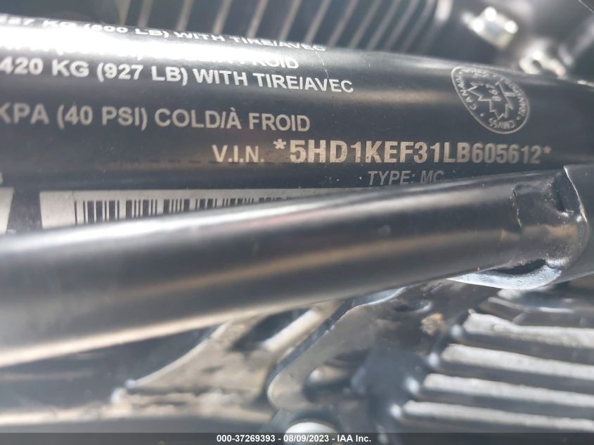 2020 HARLEY-DAVIDSON FLHTK 5HD1KEF31LB605612