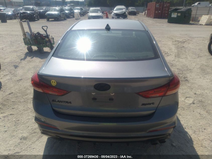 2018 HYUNDAI ELANTRA SPORT - KMHD04LB8JU538120