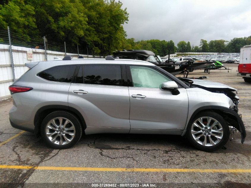 2022 TOYOTA HIGHLANDER HYBRID LIMITED - 5TDXBRCHXNS541446