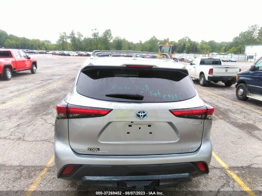 2022 TOYOTA HIGHLANDER HYBRID LIMITED - 5TDXBRCHXNS541446