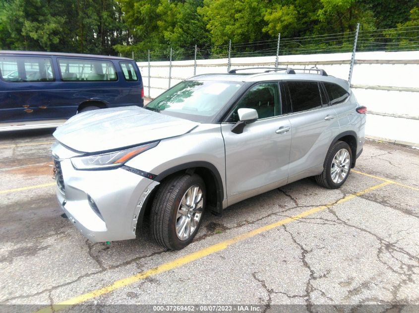 2022 TOYOTA HIGHLANDER HYBRID LIMITED - 5TDXBRCHXNS541446