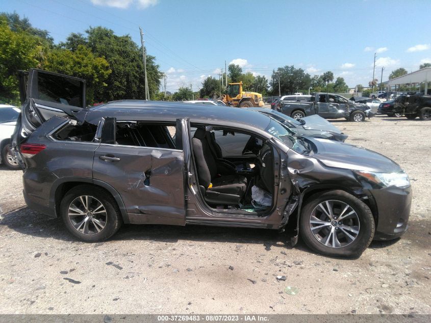 2017 TOYOTA HIGHLANDER LE - 5TDZARFH9HS030001