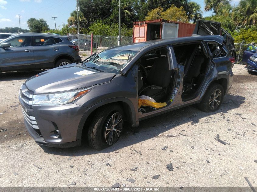 2017 TOYOTA HIGHLANDER LE - 5TDZARFH9HS030001