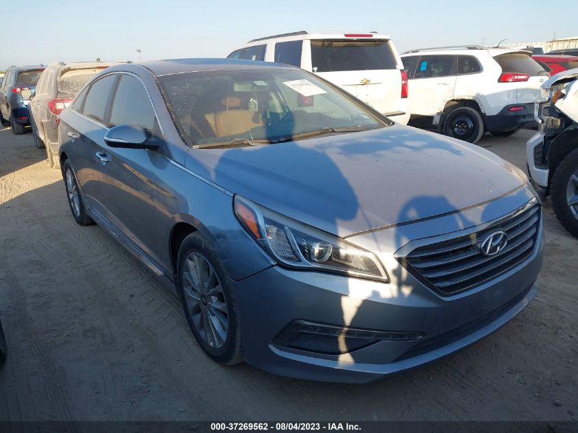 2015 HYUNDAI SONATA 2.4L LIMITED - 5NPE34AF3FH028782