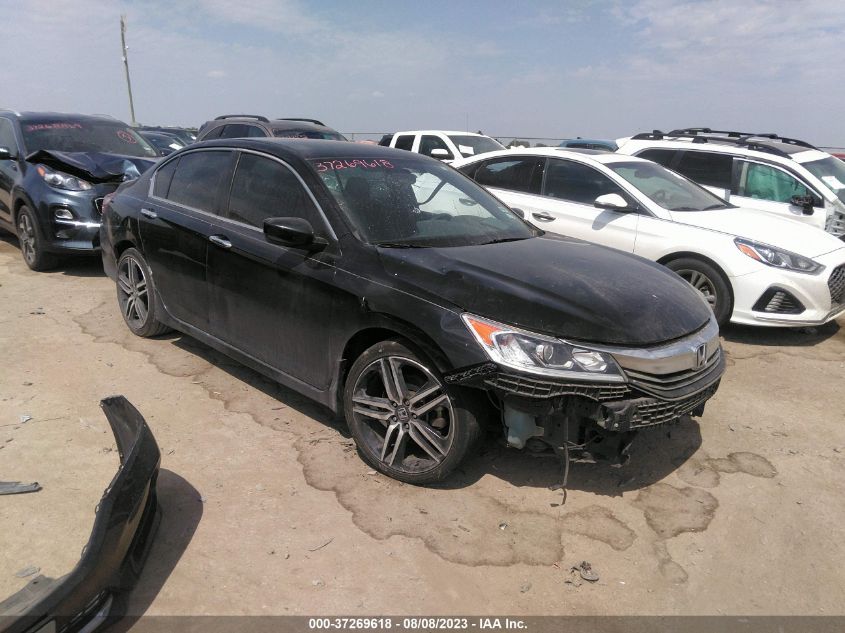2016 HONDA ACCORD SEDAN SPORT - 1HGCR2F50GA155879