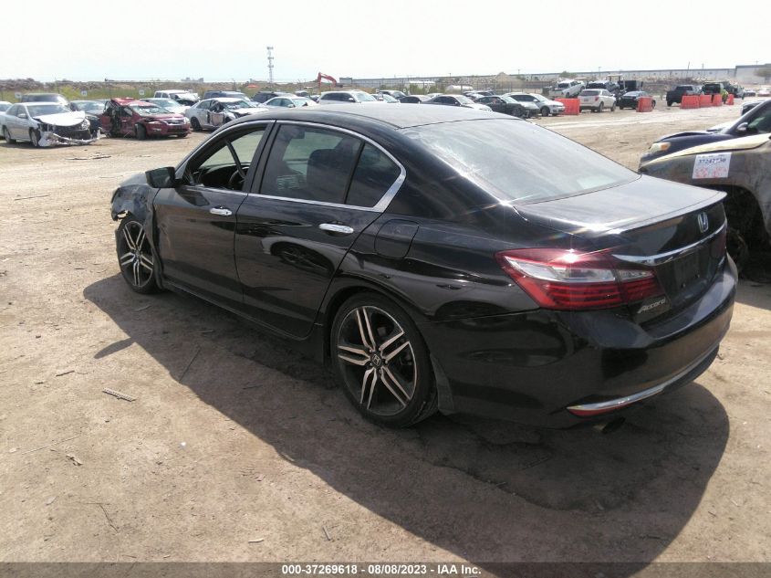 2016 HONDA ACCORD SEDAN SPORT - 1HGCR2F50GA155879