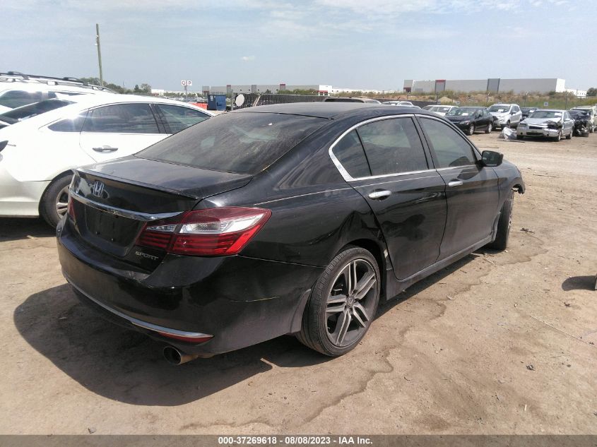 2016 HONDA ACCORD SEDAN SPORT - 1HGCR2F50GA155879