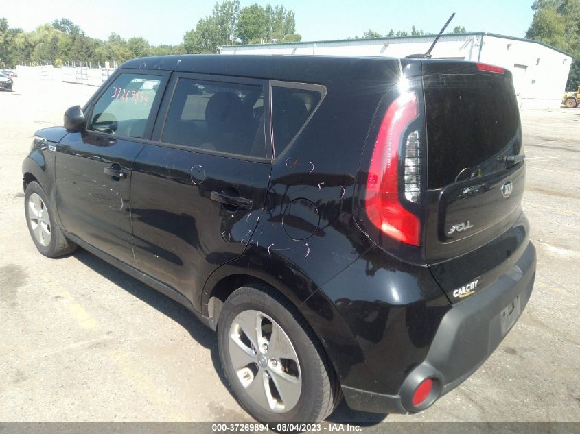 2016 KIA SOUL BASE - KNDJN2A24G7257245