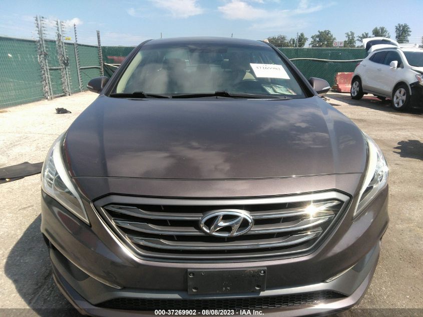 2016 HYUNDAI SONATA 2.4L SPORT - 5NPE34AF4GH318062