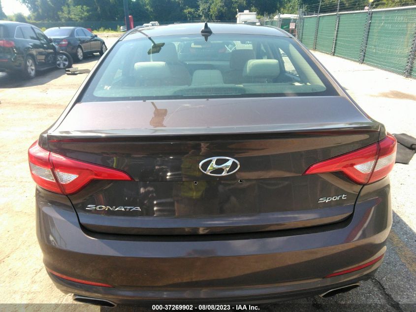 2016 HYUNDAI SONATA 2.4L SPORT - 5NPE34AF4GH318062