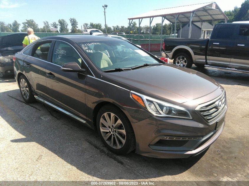 2016 HYUNDAI SONATA 2.4L SPORT - 5NPE34AF4GH318062