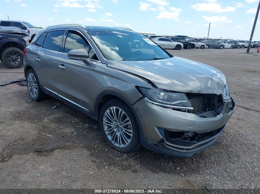 2016 LINCOLN MKX RESERVE - 2LMTJ6LR0GBL38868
