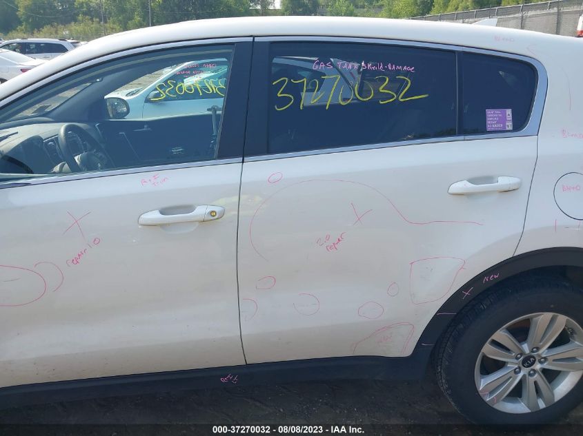 2018 KIA SPORTAGE LX - KNDPMCAC2J7313590