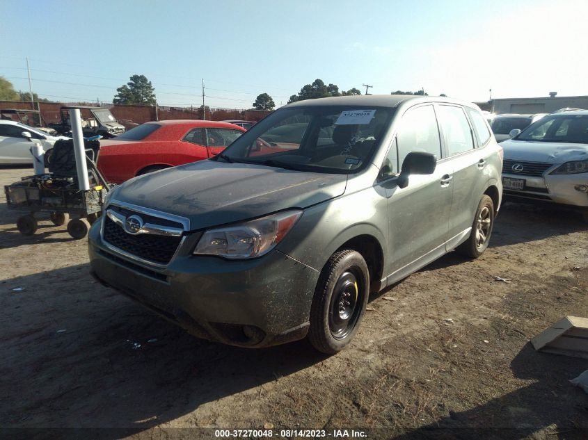 2014 SUBARU FORESTER 2.5I - JF2SJAAC1EH542626