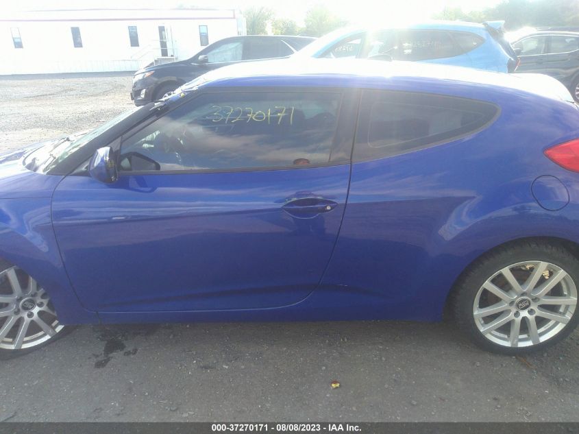2013 HYUNDAI VELOSTER W/BLACK INT - KMHTC6AD1DU165008
