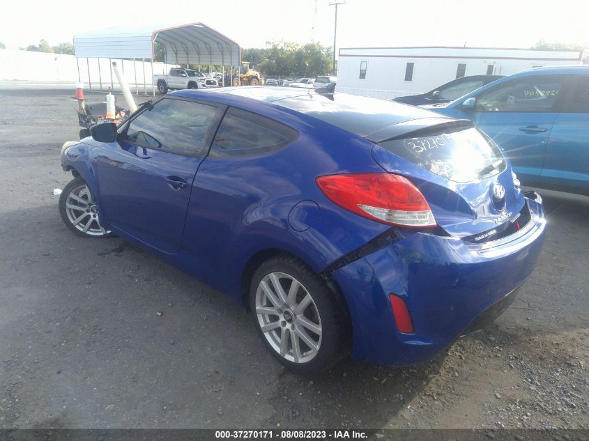 2013 HYUNDAI VELOSTER W/BLACK INT - KMHTC6AD1DU165008