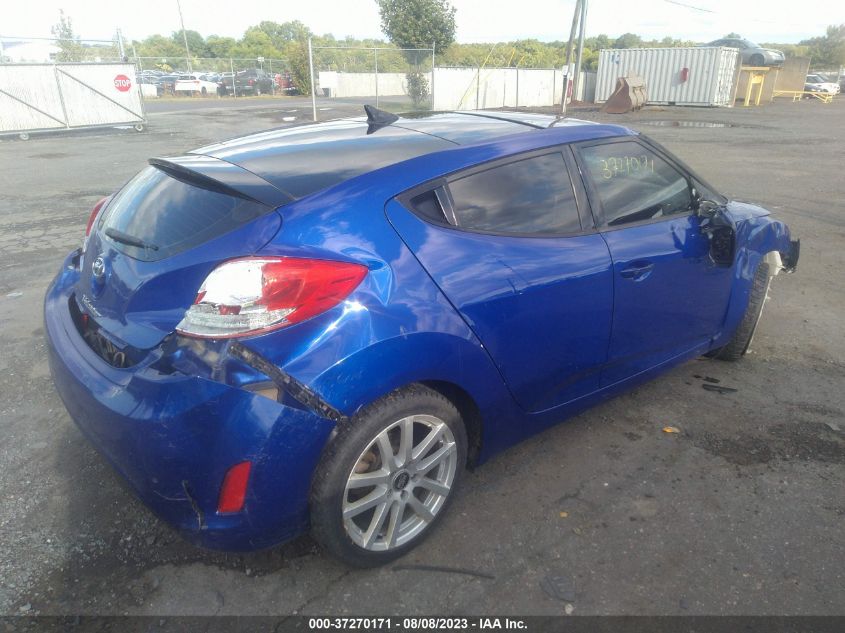 2013 HYUNDAI VELOSTER W/BLACK INT - KMHTC6AD1DU165008